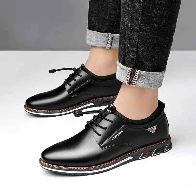 British Casual Single Shoes Leather Shoes Formal Shoes