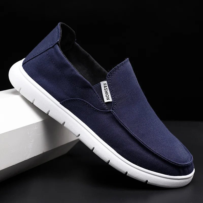 Fashion Slip-on Men's Canvas Shoes Breathable Lightweight Comfortable