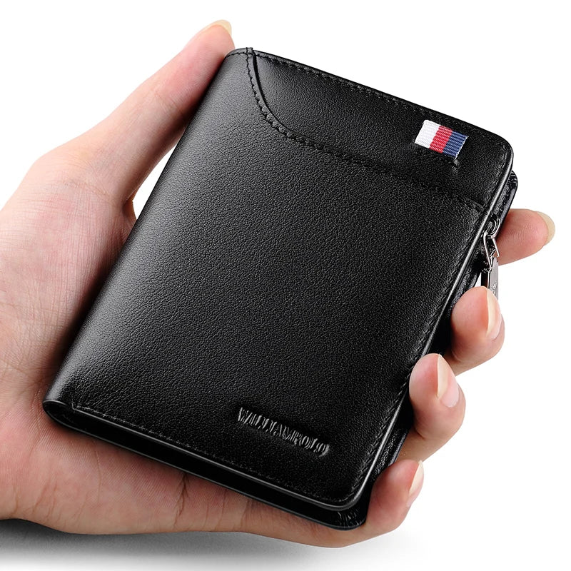 Genuine leather Wallet men's wallet business card holder business