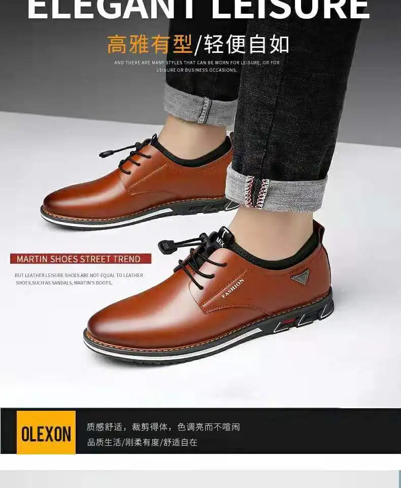 British Casual Single Shoes Leather Shoes Formal Shoes