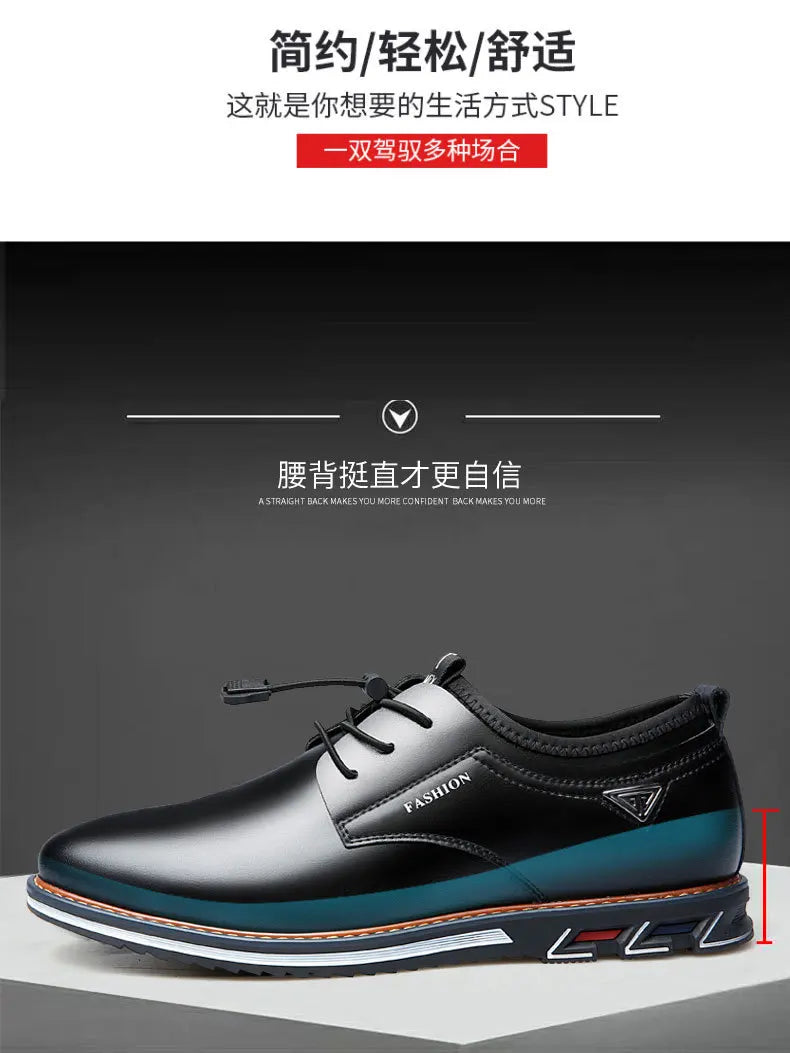 British Casual Single Shoes Leather Shoes Formal Shoes