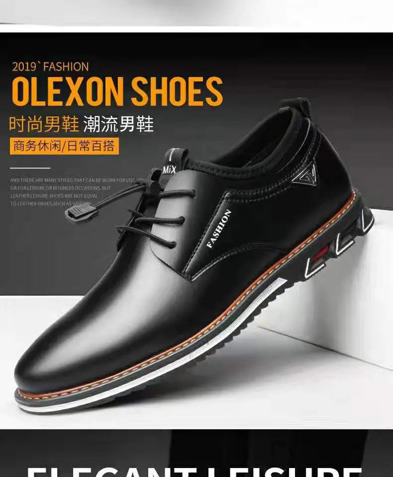 British Casual Single Shoes Leather Shoes Formal Shoes