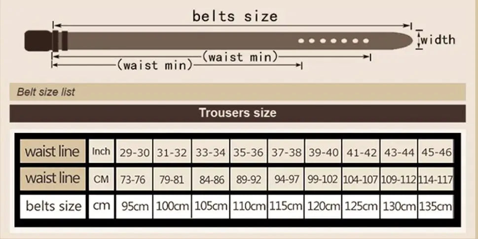 Jeans Belt Genuine Leather for Men's High Quality Buckle Jeanss