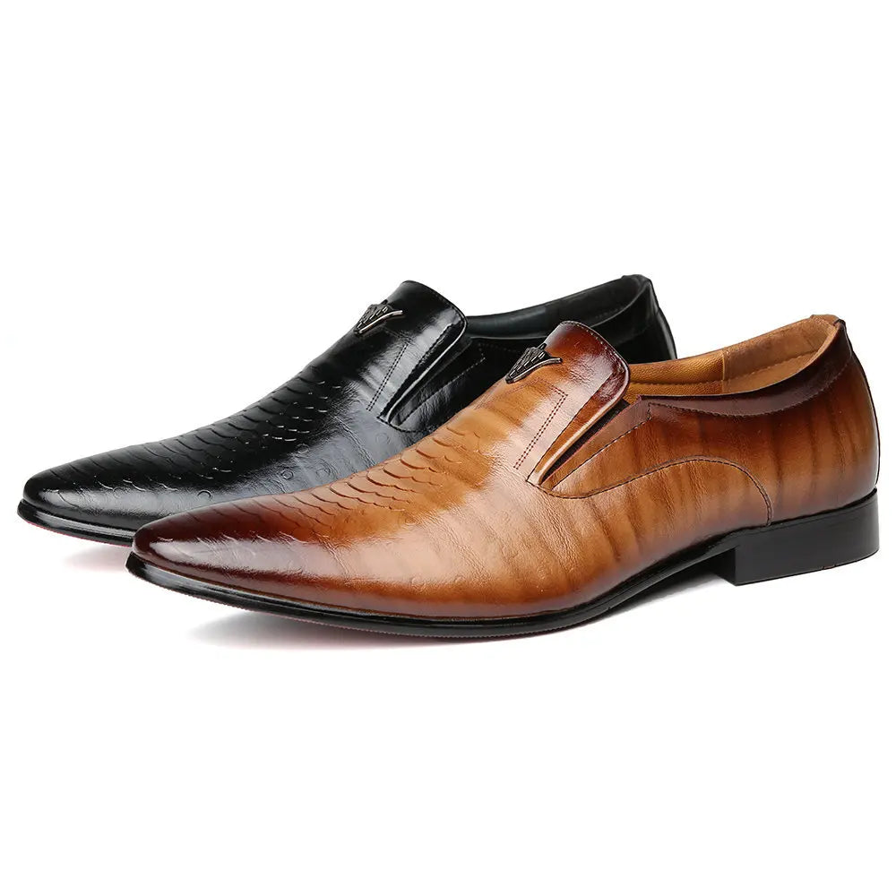 Retro Men's Dress Shoes Summer Casual Office Business Shoes