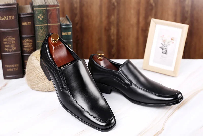 Business Leather Shoes for Men Classic Dress Shoes Male