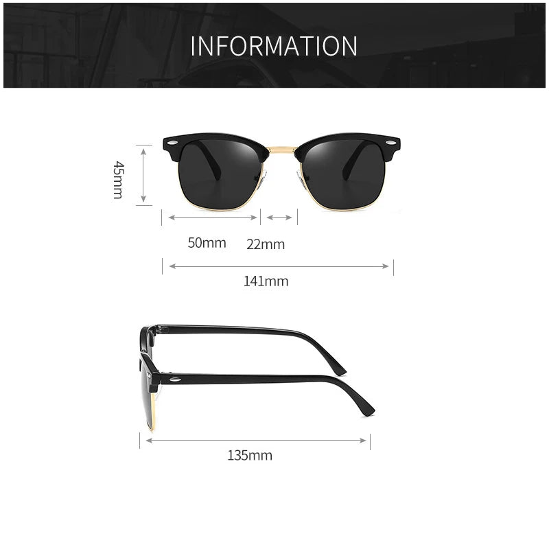 UV400 HD Polarized Men Women Sunglasses Classic Fashion