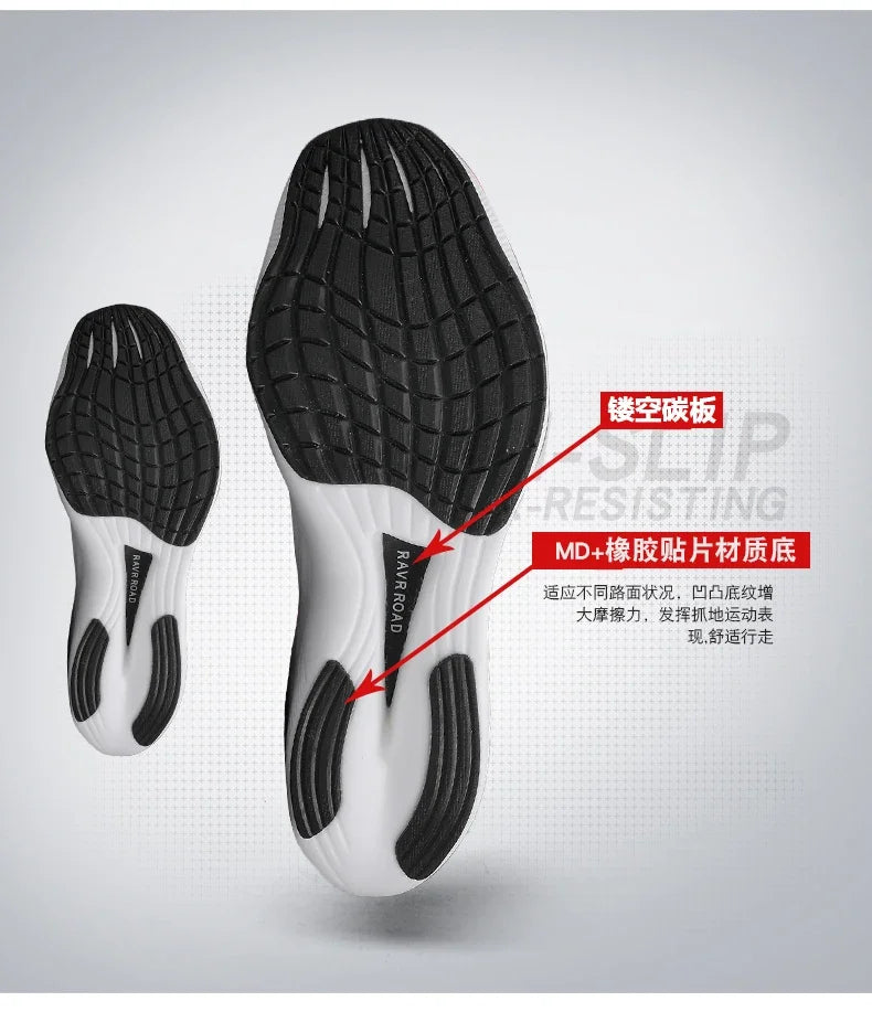 Carbon Plate Marathon Air Cushion Men Sports Running