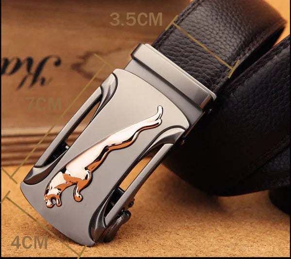 Belt Men's Genuine Leather Pure Cowhide Automatic Buckle For Style