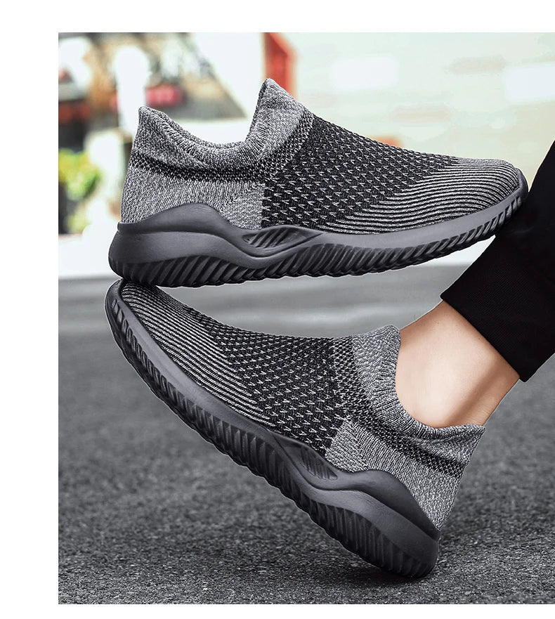 New Mesh Autumn Shoes For Men Loafers Breathable Men's Sneakers