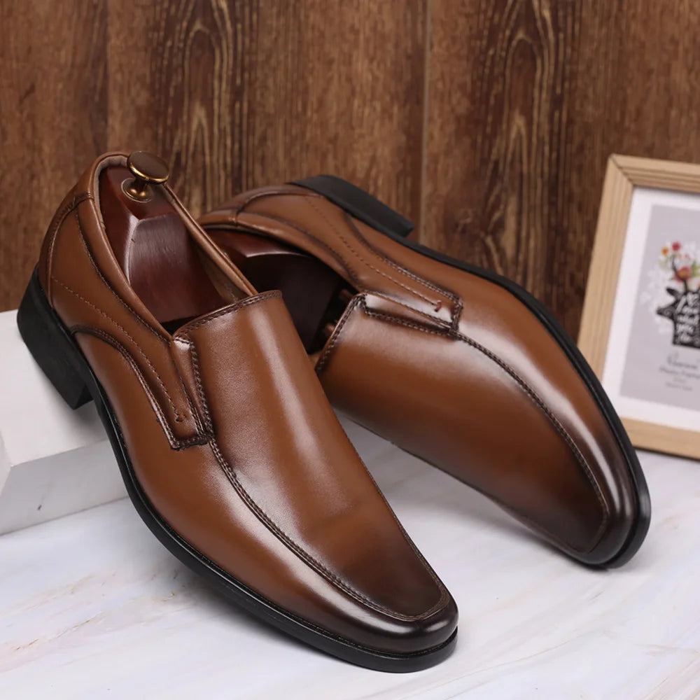 Business Leather Shoes for Men Classic Dress Shoes Male