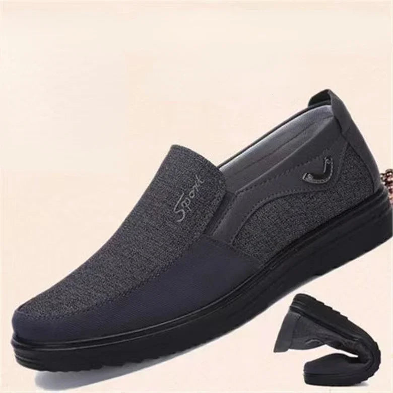 Men's Canvas Shoes Outdoor Lightweight Soft Sole Non-slip