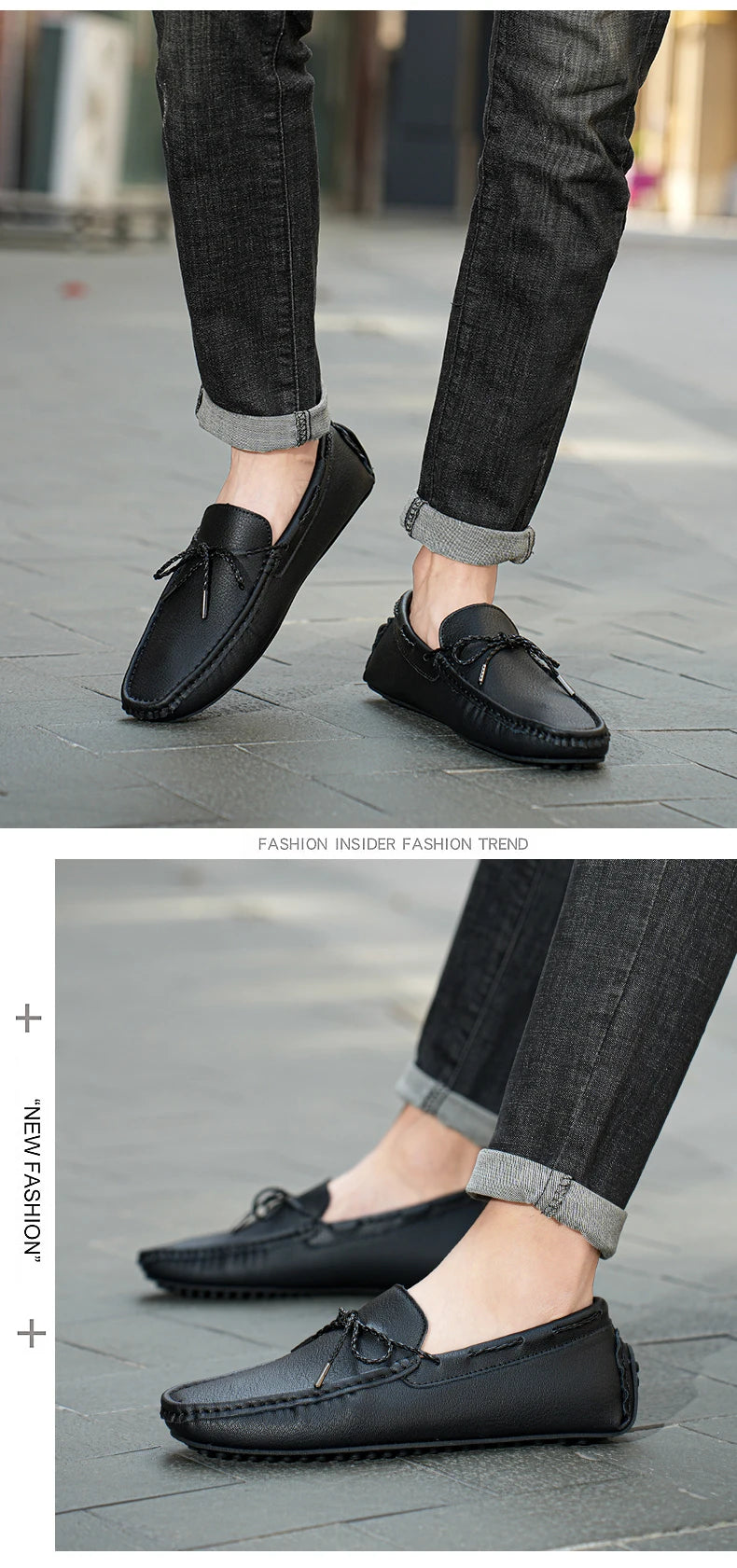 Genuine Leather Men Casual Shoes Luxury Brand Mens Loafers