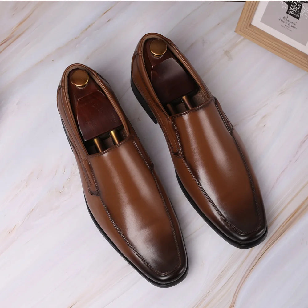 Business Leather Shoes for Men Classic Dress Shoes Male