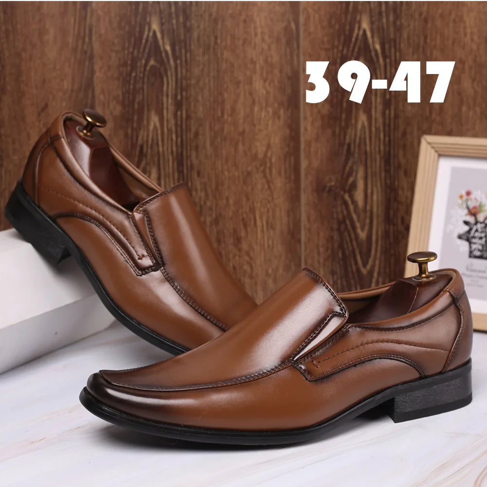 Business Leather Shoes for Men Classic Dress Shoes Male