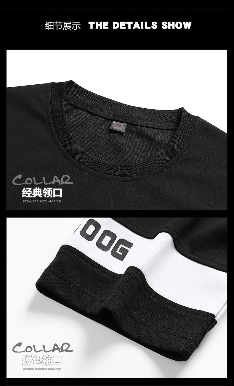 Hip Hop Loose Mens Streetwear T-shirts Casual Classic Summer